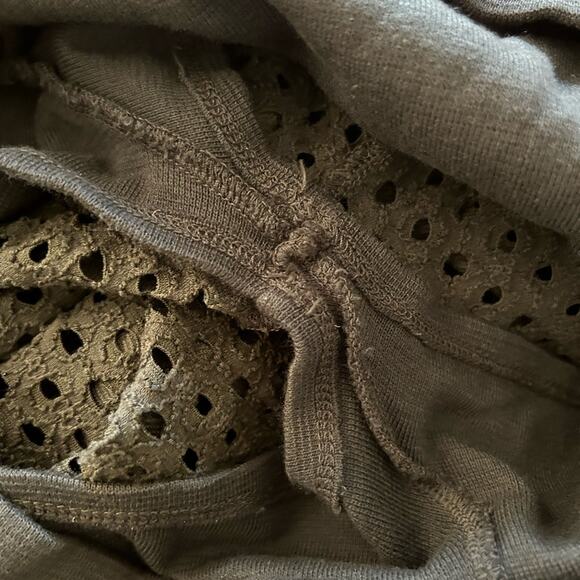 Monrow low sling perforated beach festival pants M/L - Picture 6 of 8